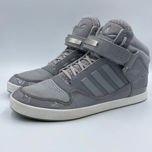 adidas Originals AR 2.0 Men's Size 11.5 Gray High Top Strap Sneakers G22477